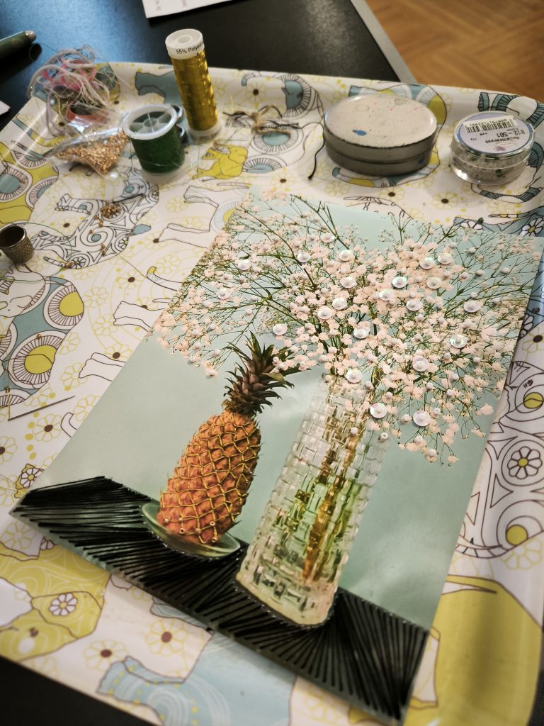 live embroidery at the transformarte 2025
