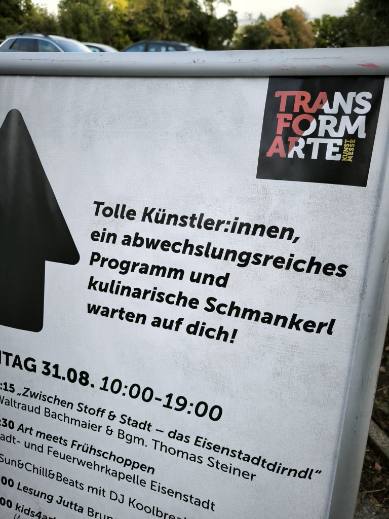 information and timetalbe at the transformarte 2025 in Eisenstadt