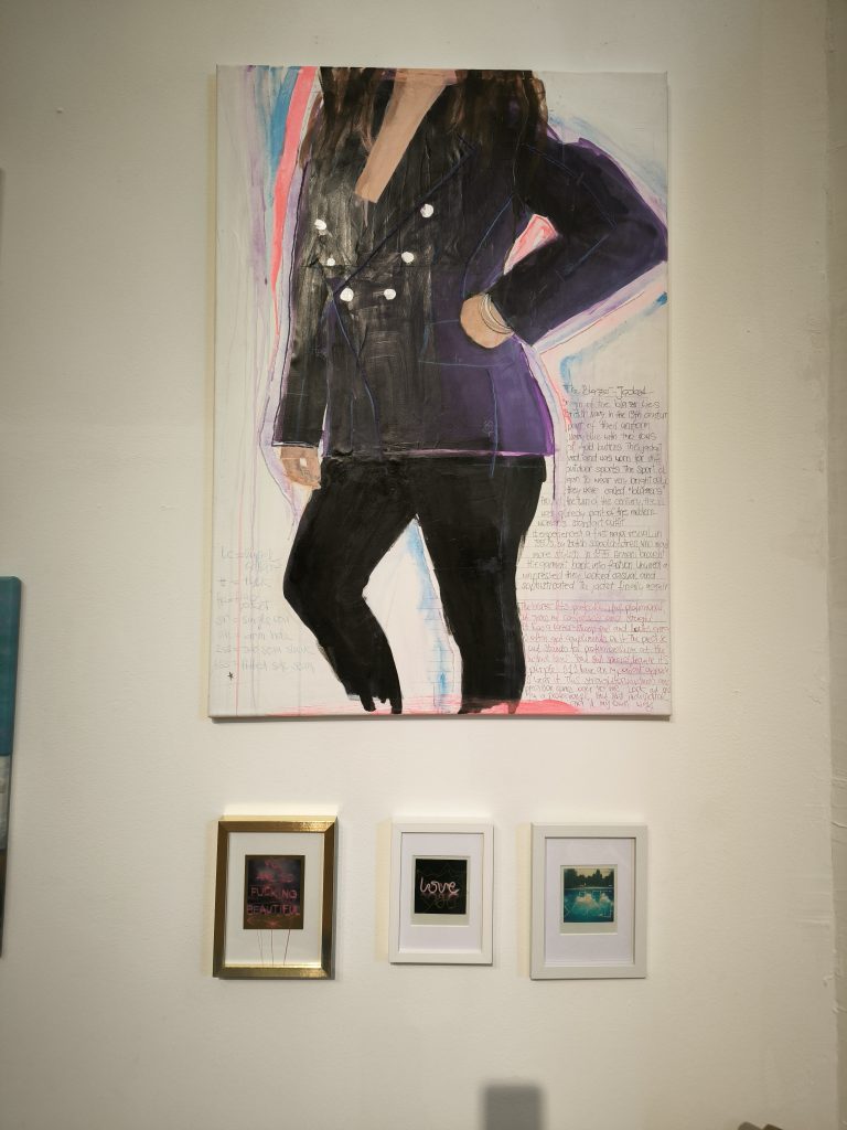 Eva Silberknolls artworks on display at the transformarte art fair in Eisenstadt 2025