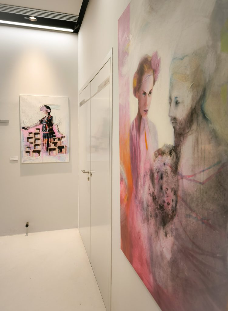 my artwork and another one at the same colour tone